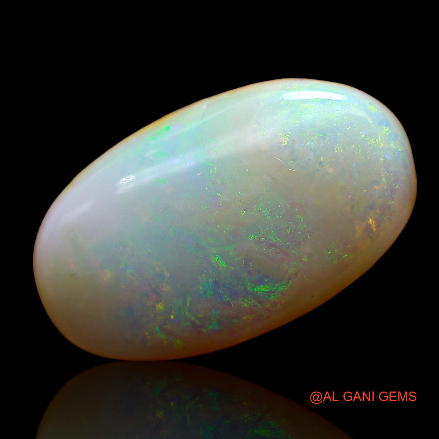 Natural Untreated Fire Opal Loose Gemstone Oval Cabochon From Australia 6.00 Cts 18x10x5 mm AC-875