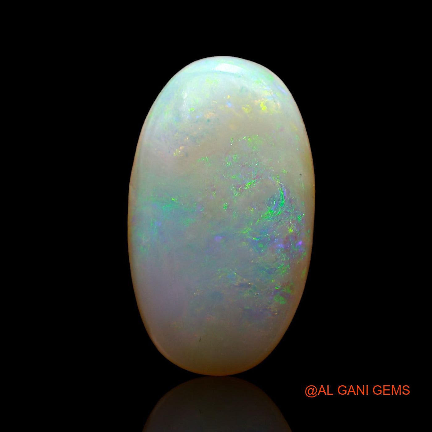 Natural Untreated Fire Opal Loose Gemstone Oval Cabochon From Australia 6.00 Cts 18x10x5 mm AC-875