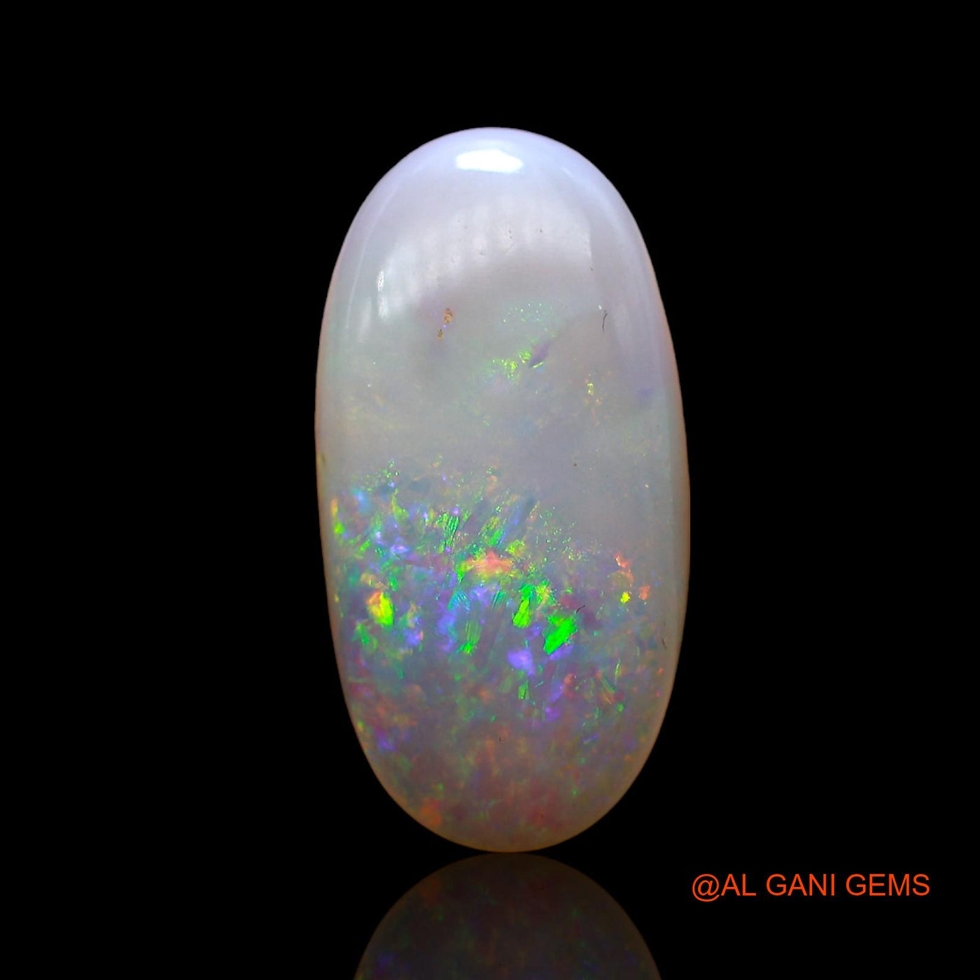 6.00 Cts Natural Australian Fire Opal Oval Cabochon Loose Gemstone For Jewelry 18x9x5 mm AC-876