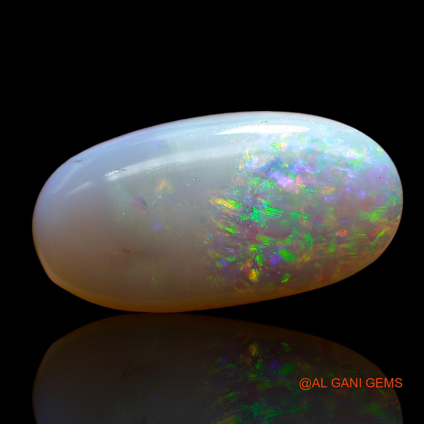 6.00 Cts Natural Australian Fire Opal Oval Cabochon Loose Gemstone For Jewelry 18x9x5 mm AC-876
