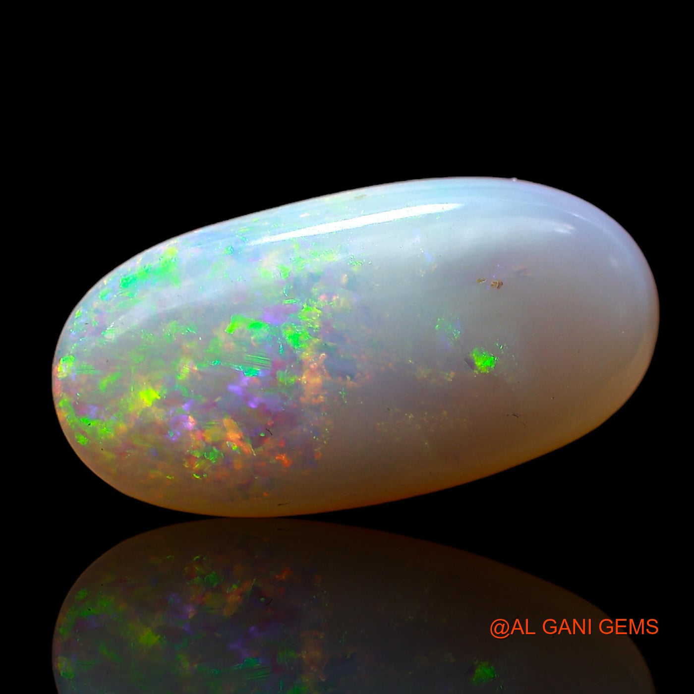 6.00 Cts Natural Australian Fire Opal Oval Cabochon Loose Gemstone For Jewelry 18x9x5 mm AC-876