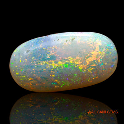 4.00 Cts Natural Australian Fire Opal Loose Gemstone Oval Cabochon 18x9x3 mm AC-877