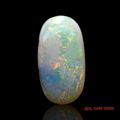 4.00 Cts Natural Australian Fire Opal Loose Gemstone Oval Cabochon 18x9x3 mm AC-877