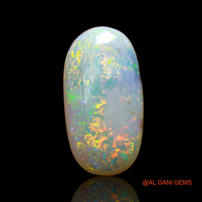 4.00 Cts Natural Australian Fire Opal Loose Gemstone Oval Cabochon 18x9x3 mm AC-877