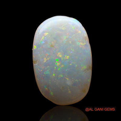 Natural Fire Opal Gemstone 4.00 Cts Loose Oval Cabochon From Australia 17x11x3 mm AC-878
