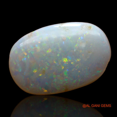 Natural Fire Opal Gemstone 4.00 Cts Loose Oval Cabochon From Australia 17x11x3 mm AC-878