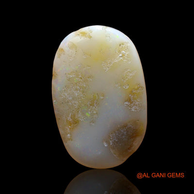 Natural Fire Opal Gemstone 4.00 Cts Loose Oval Cabochon From Australia 17x11x3 mm AC-878