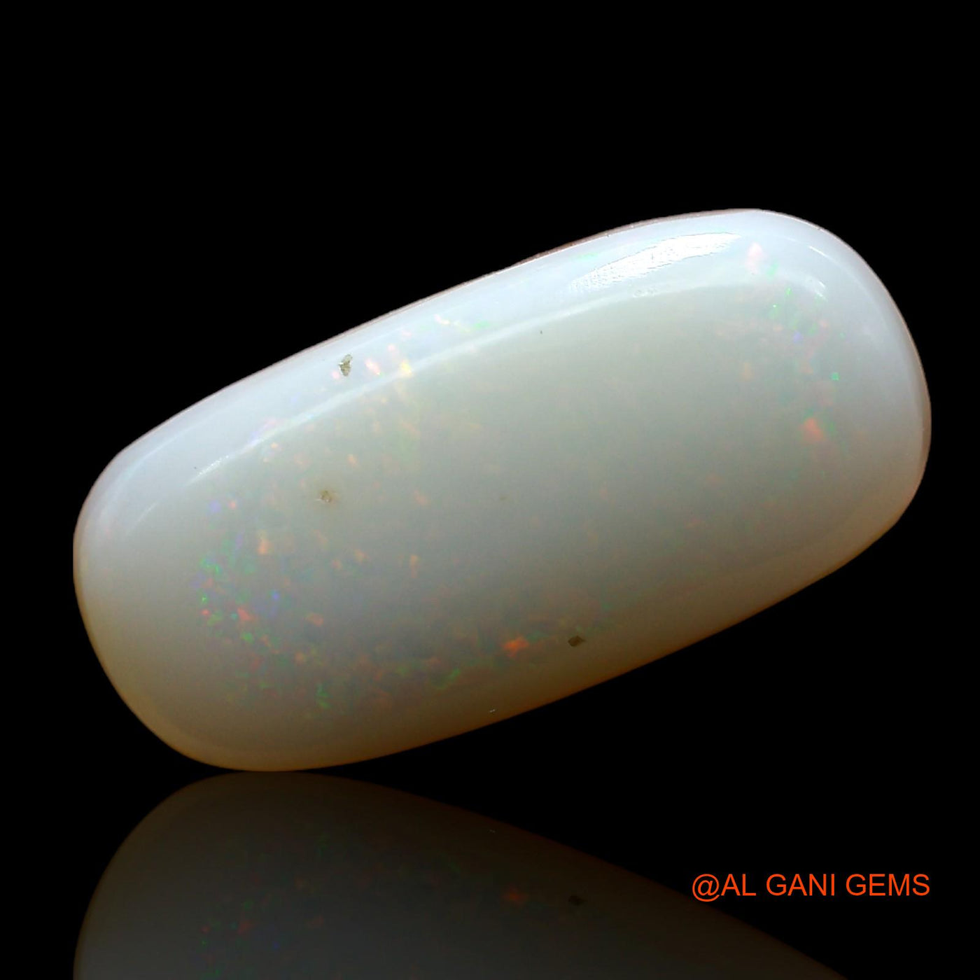 4.00 Cts Natural Australian Fire Opal Loose Gemstone Oval Cabochon 18x8x3 mm AC-879