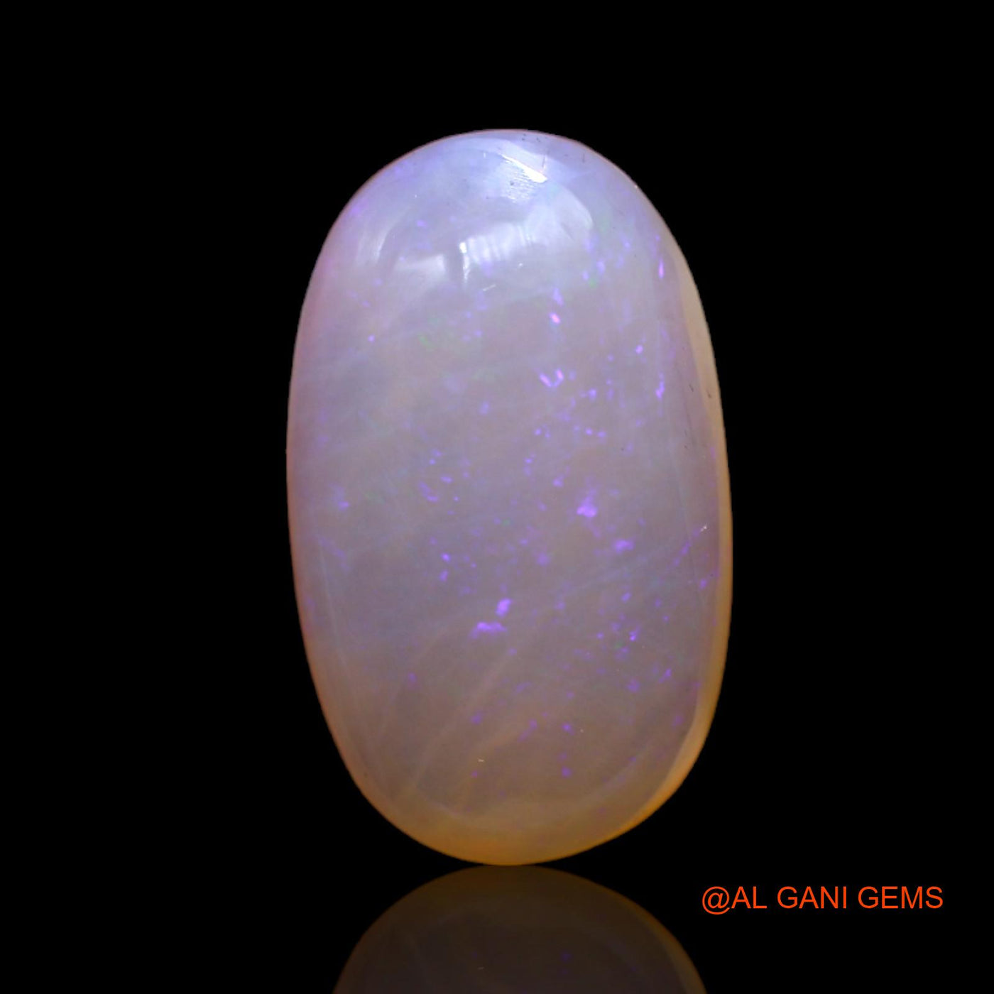 7.00 Cts Natural Australian Fire Opal Oval Cabochon Loose Gemstone For Jewelry 19x11x5 mm AC-87