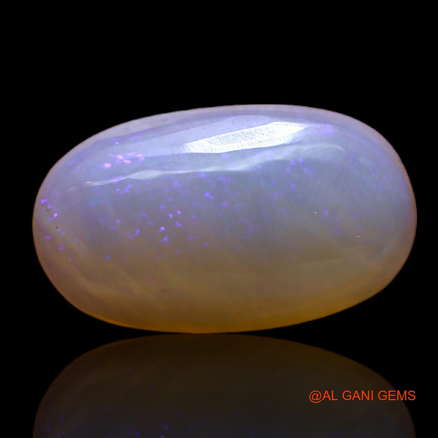 7.00 Cts Natural Australian Fire Opal Oval Cabochon Loose Gemstone For Jewelry 19x11x5 mm AC-87