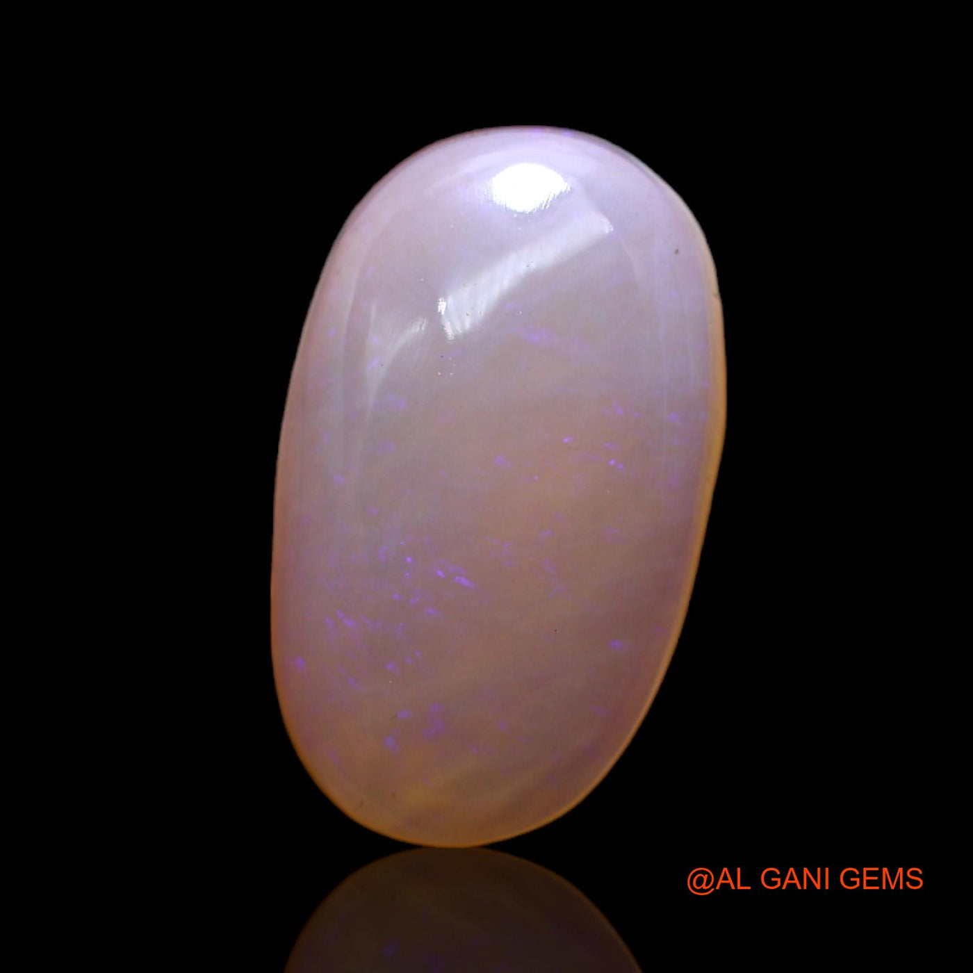 7.00 Cts Natural Australian Fire Opal Oval Cabochon Loose Gemstone For Jewelry 19x11x5 mm AC-87