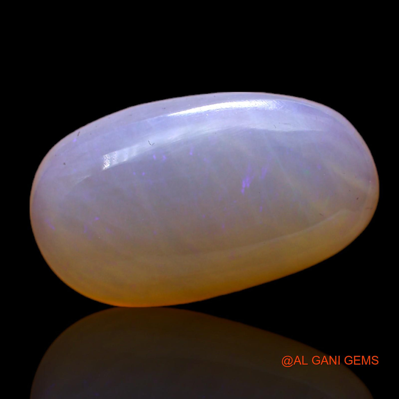 7.00 Cts Natural Australian Fire Opal Oval Cabochon Loose Gemstone For Jewelry 19x11x5 mm AC-87