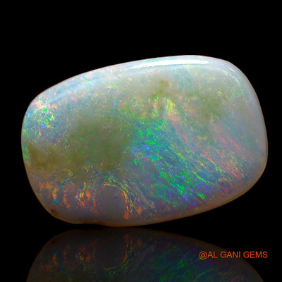 Natural Untreated Fire Opal Loose Gemstone Oval Cabochon From Australia 4.00 Cts 16x10x3 mm AC-883