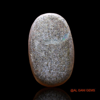 Natural Fire Opal Gemstone 6.00 Cts Loose Oval Cabochon From Australia 16x9x6 mm AC-884