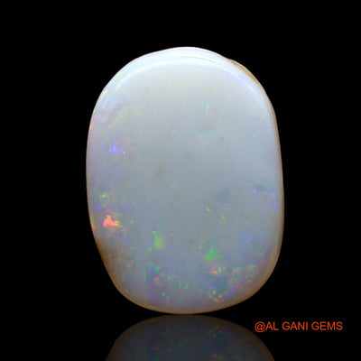 4.00 Cts Natural Australian Fire Opal Loose Gemstone Oval Cabochon 15x11x3 mm AC-887