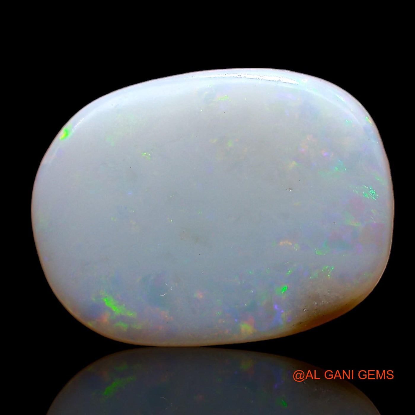 4.00 Cts Natural Australian Fire Opal Loose Gemstone Oval Cabochon 15x11x3 mm AC-887