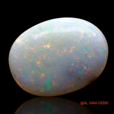 Natural Fire Opal Gemstone 5.00 Cts Loose Oval Cabochon From Australia 15x11x5 mm AC-888