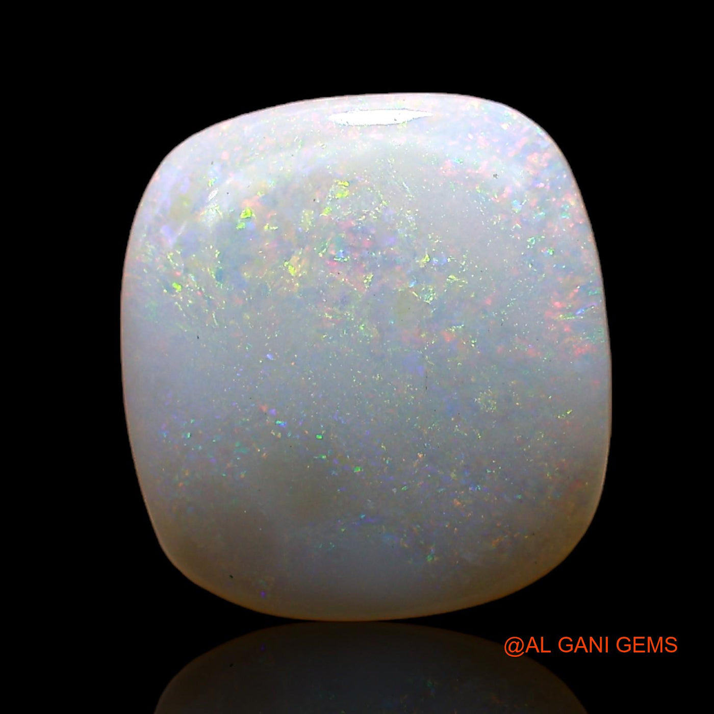 6.00 Cts Natural Australian Fire Opal Loose Gemstone Oval Cabochon 13x12x5 mm AC-889