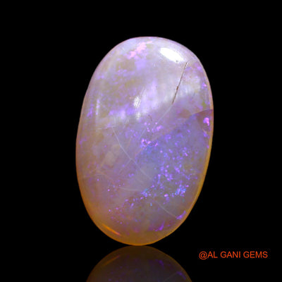 5.00 Cts Natural Australian Fire Opal Loose Gemstone Oval Cabochon 18x12x3 mm AC-88