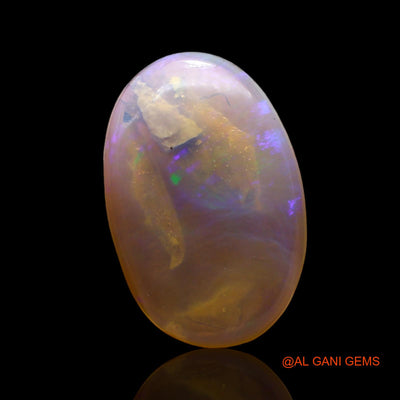 3.00 Cts Natural Australian Fire Opal Loose Gemstone Oval Cabochon 16x10x3 mm AC-890
