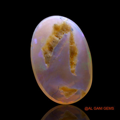 3.00 Cts Natural Australian Fire Opal Loose Gemstone Oval Cabochon 16x10x3 mm AC-890