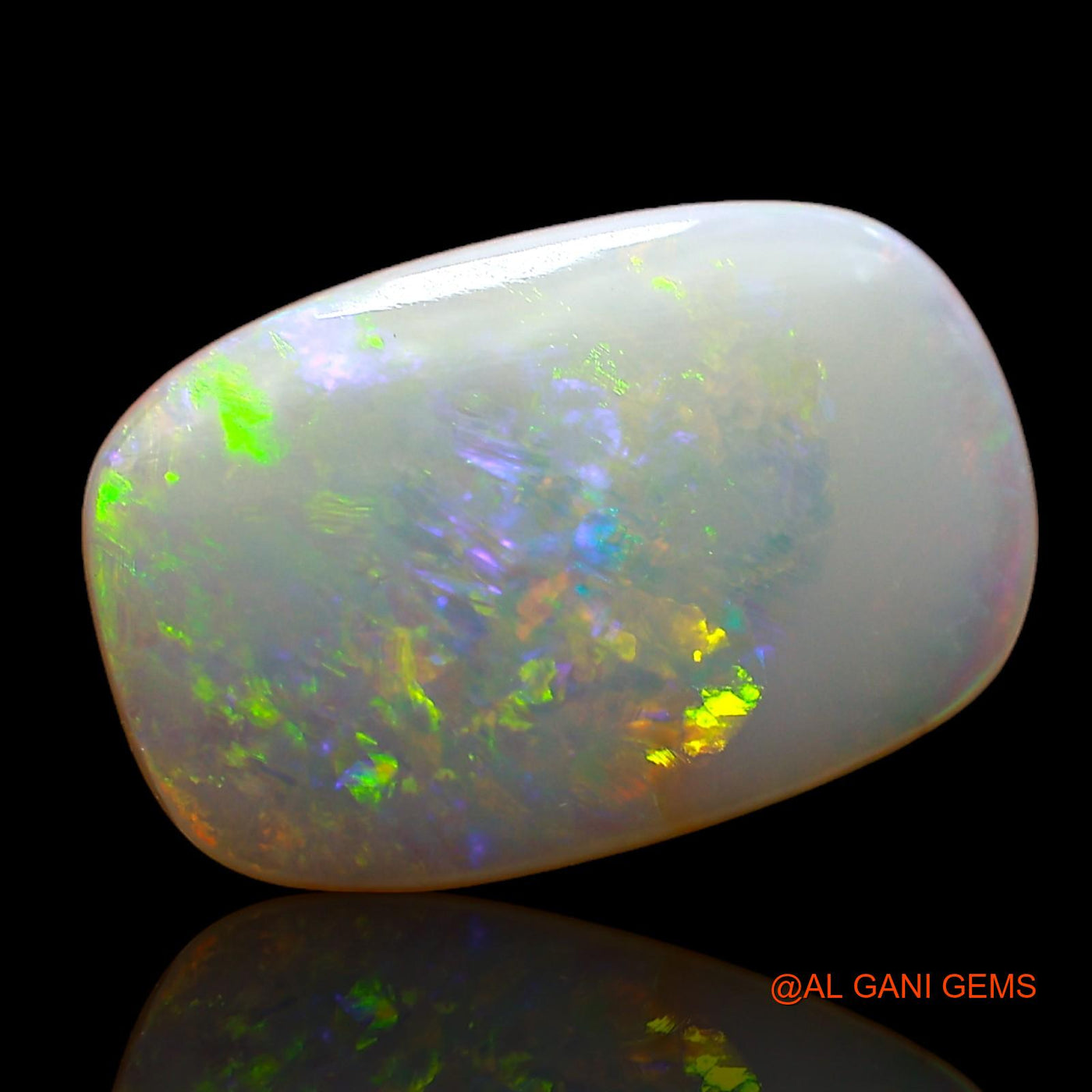 Natural Untreated Fire Opal Loose Gemstone Oval Cabochon From Australia 3.00 Cts 16x10x3 mm AC-891