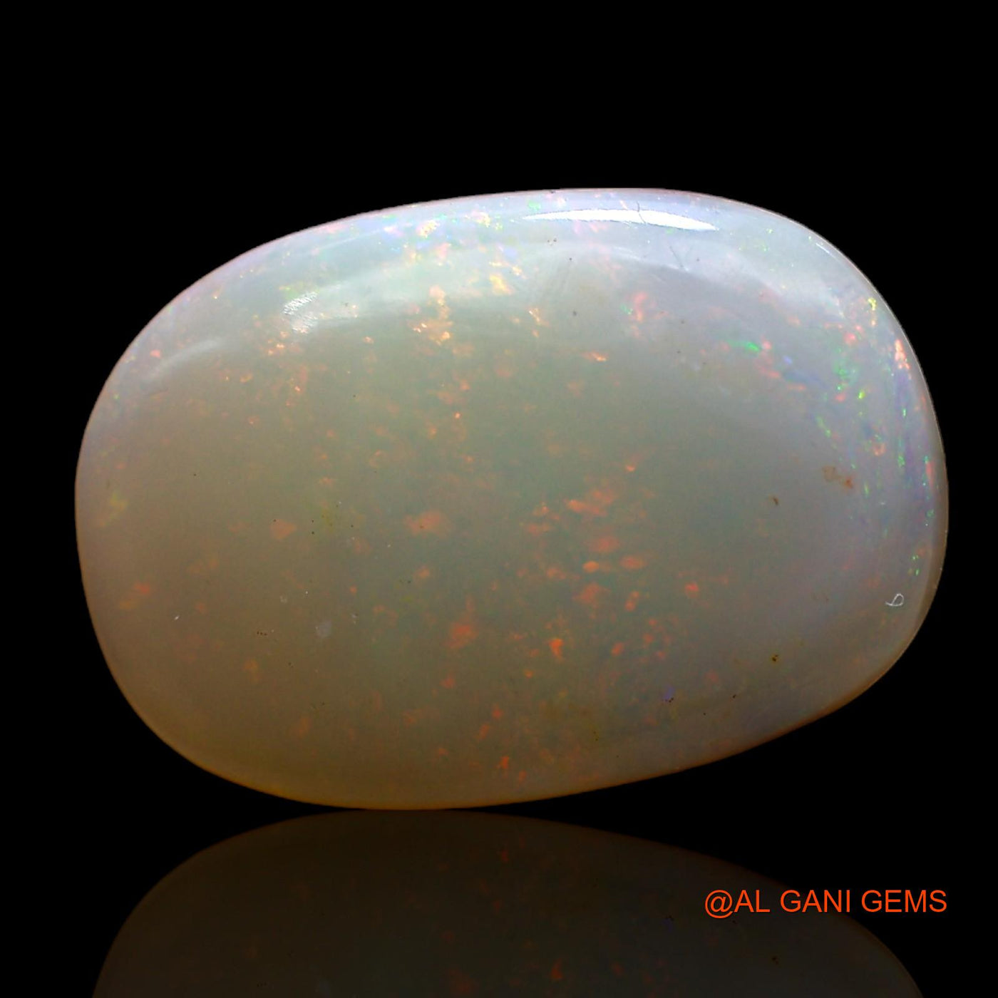 4.00 Cts Natural Australian Fire Opal Oval Cabochon Loose Gemstone For Jewelry 16x11x3 mm AC-892