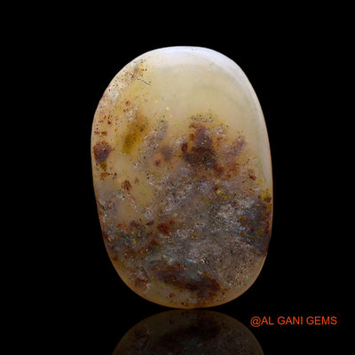 4.00 Cts Natural Australian Fire Opal Oval Cabochon Loose Gemstone For Jewelry 16x11x3 mm AC-892