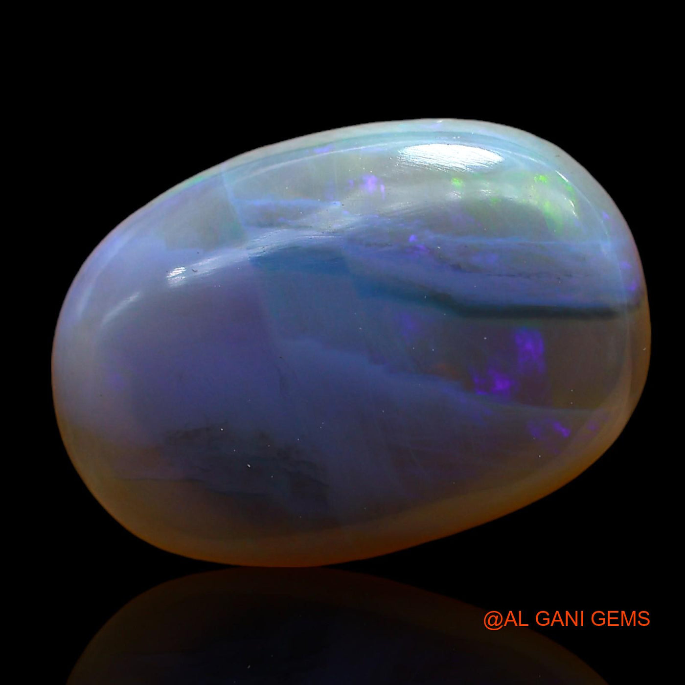 6.00 Cts Natural Australian Fire Opal Oval Cabochon Loose Gemstone For Jewelry 16x11x5 mm AC-893