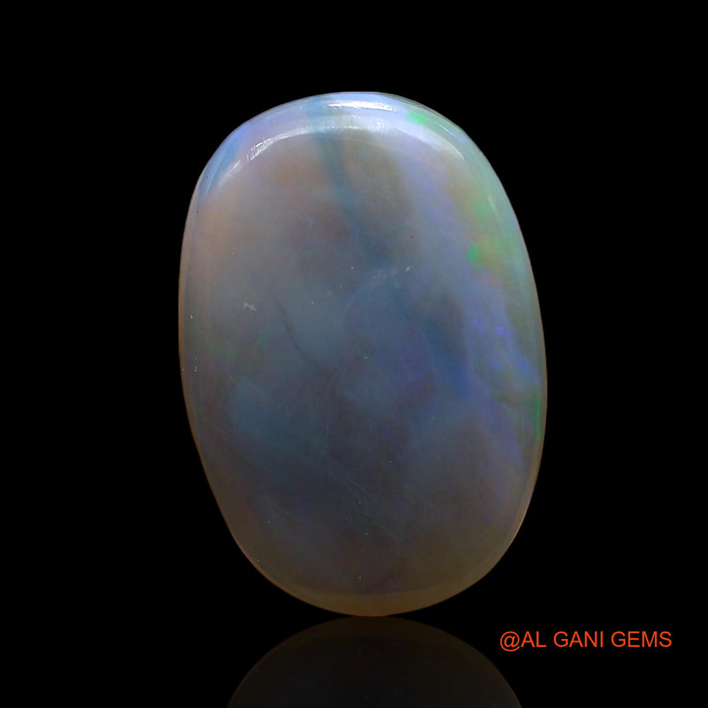 6.00 Cts Natural Australian Fire Opal Oval Cabochon Loose Gemstone For Jewelry 16x11x5 mm AC-893
