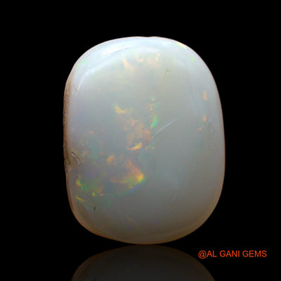 Natural Fire Opal Gemstone 6.00 Cts Loose Oval Cabochon From Australia 15x11x4 mm AC-894