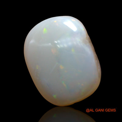 Natural Fire Opal Gemstone 6.00 Cts Loose Oval Cabochon From Australia 15x11x4 mm AC-894