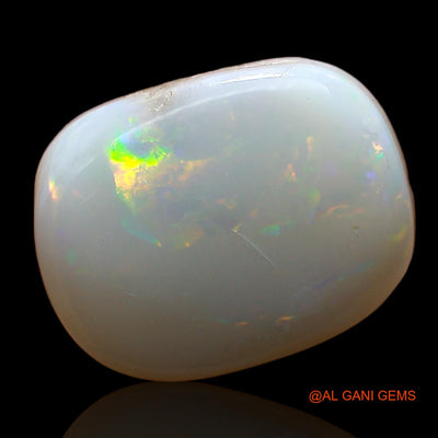 Natural Fire Opal Gemstone 6.00 Cts Loose Oval Cabochon From Australia 15x11x4 mm AC-894