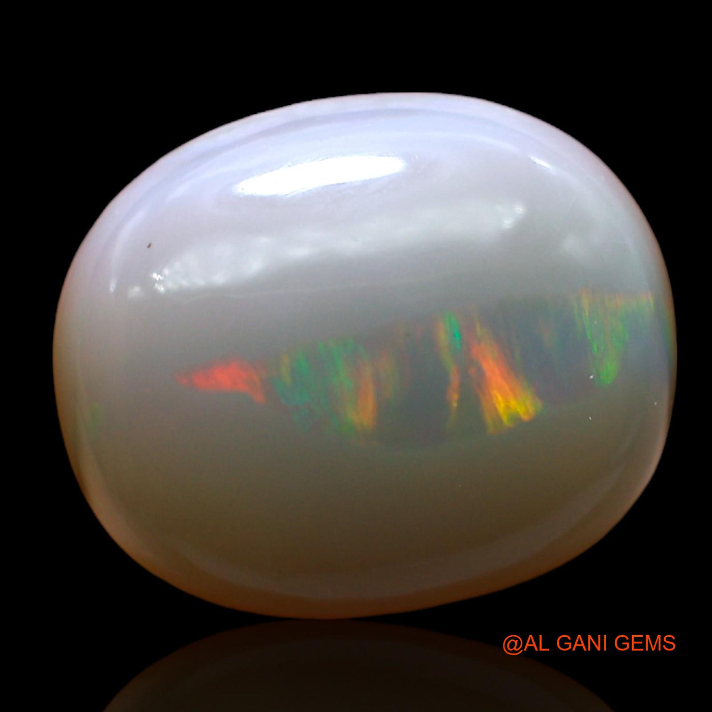9.00 Cts Natural Australian Fire Opal Loose Gemstone Oval Cabochon 15x12x6 mm AC-895