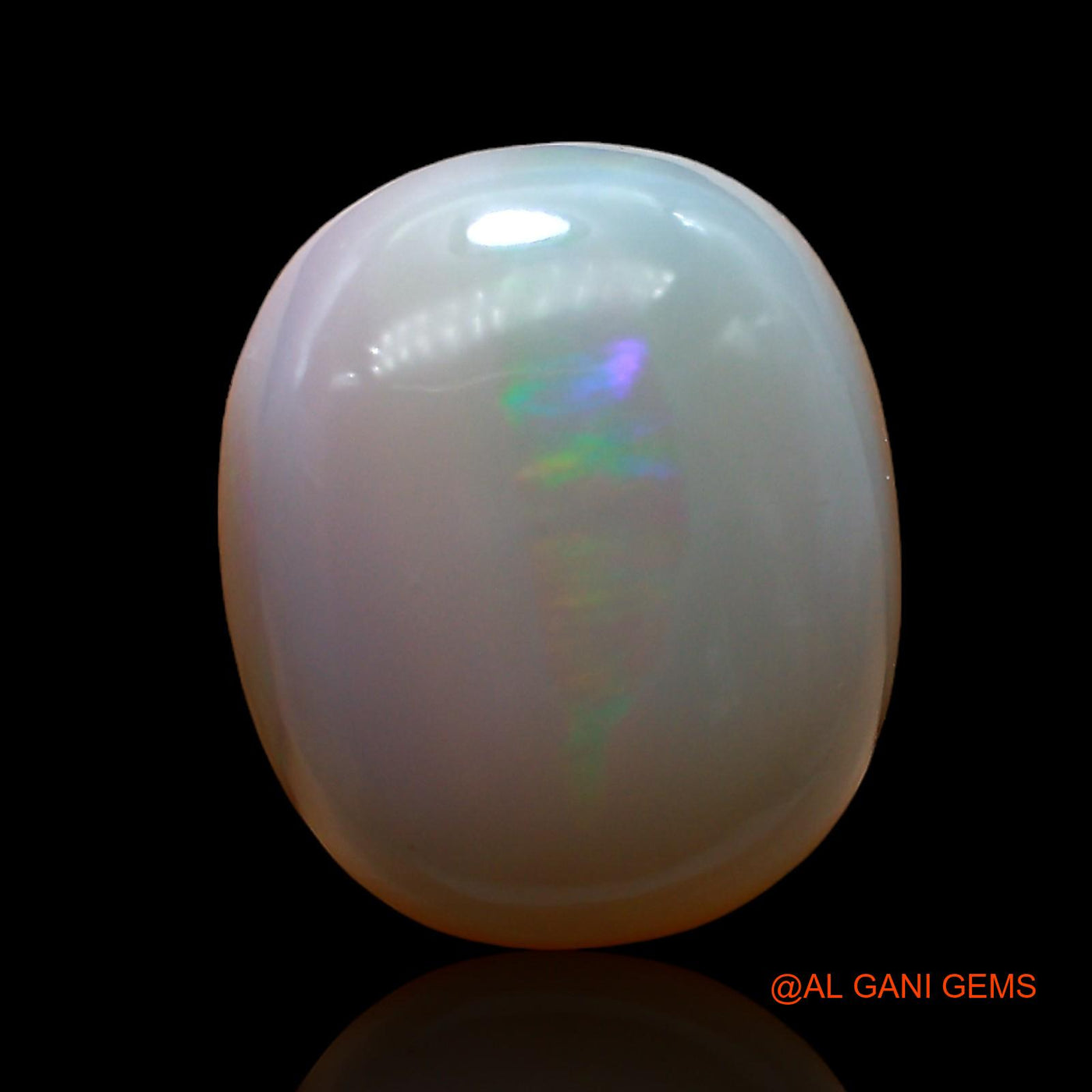 9.00 Cts Natural Australian Fire Opal Loose Gemstone Oval Cabochon 15x12x6 mm AC-895