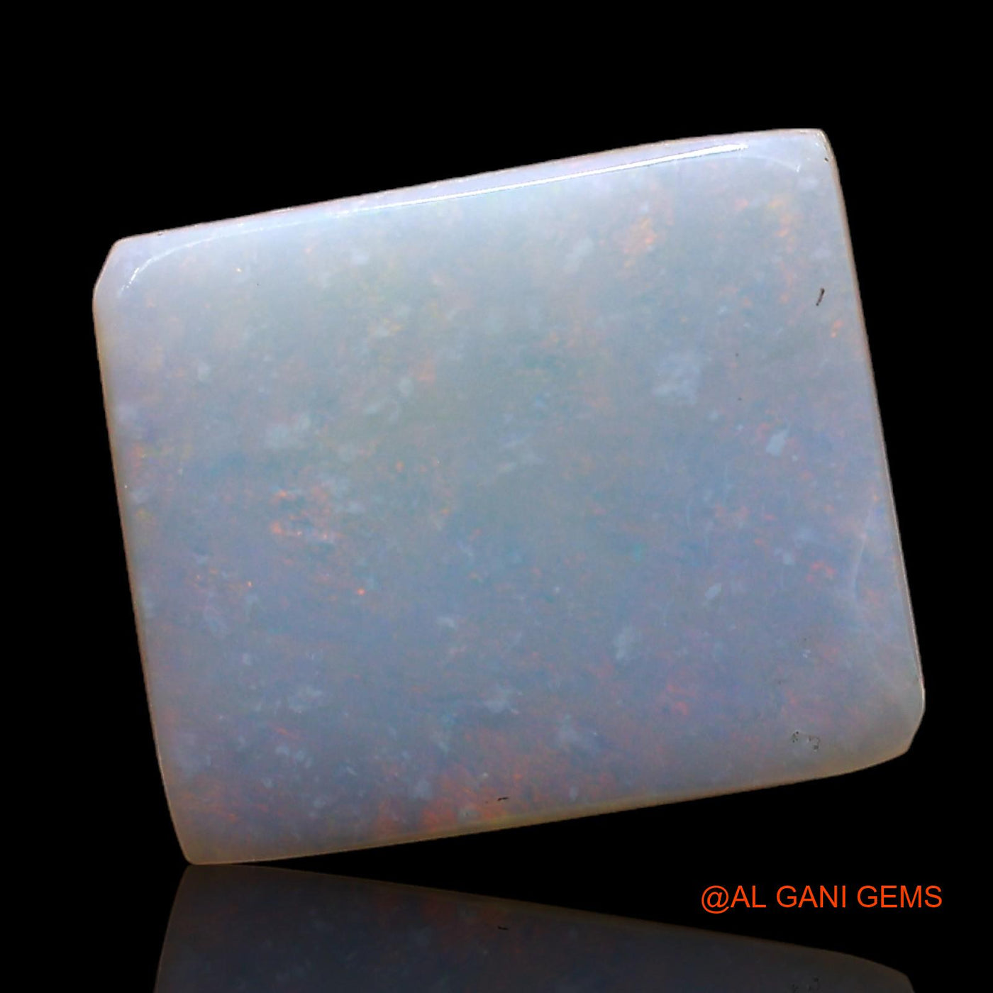 Natural Fire Opal Gemstone 6.00 Cts Loose Square Cabochon From Australia 13x11x4 mm AC-896