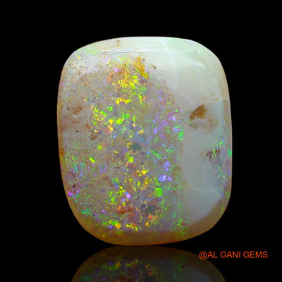 5.00 Cts Unheated Australian Fire Opal Loose Gemstone Oval Cabochon Natural 14x11x5 mm AC-897