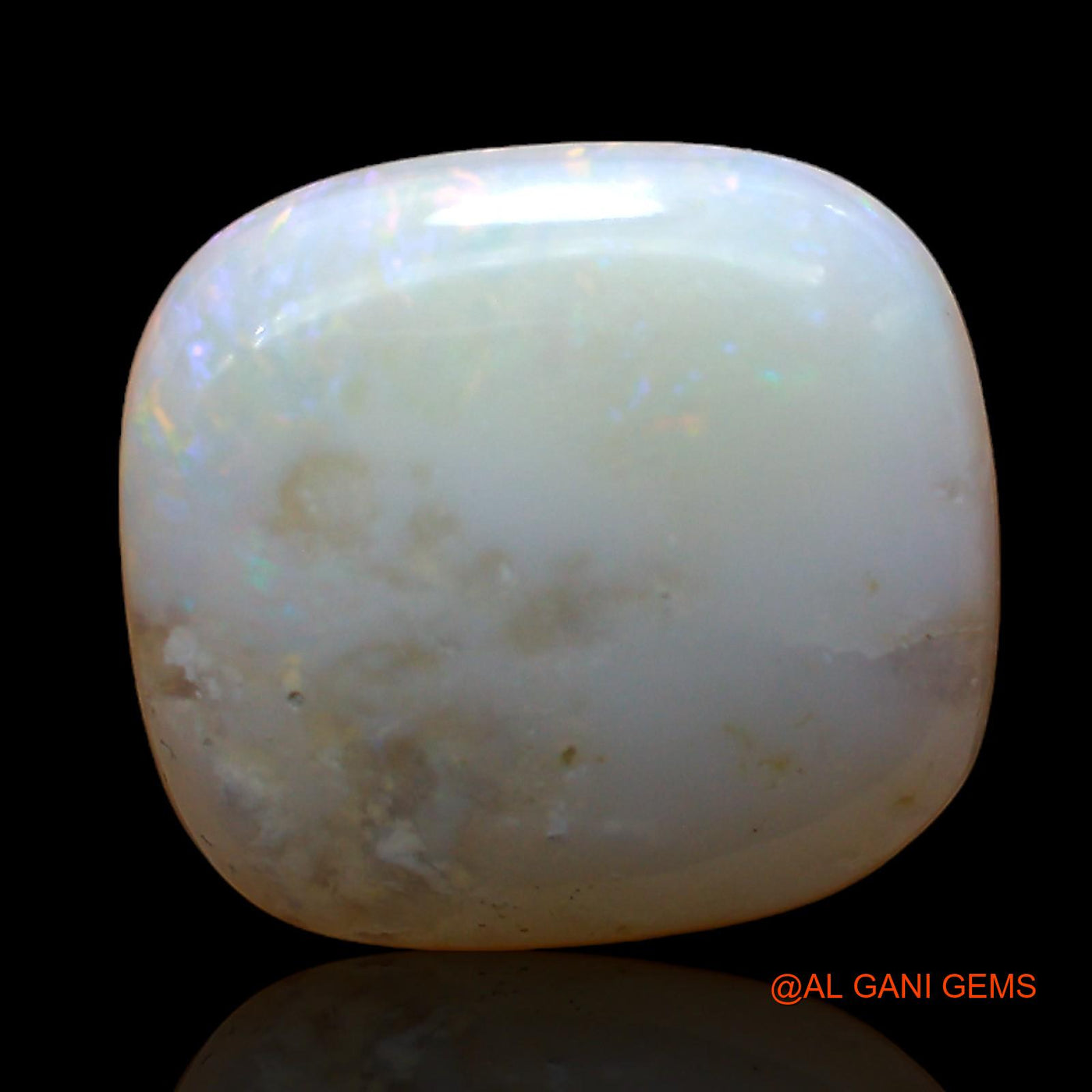 5.00 Cts Natural Australian Fire Opal Loose Gemstone Oval Cabochon 14x13x4 mm AC-898
