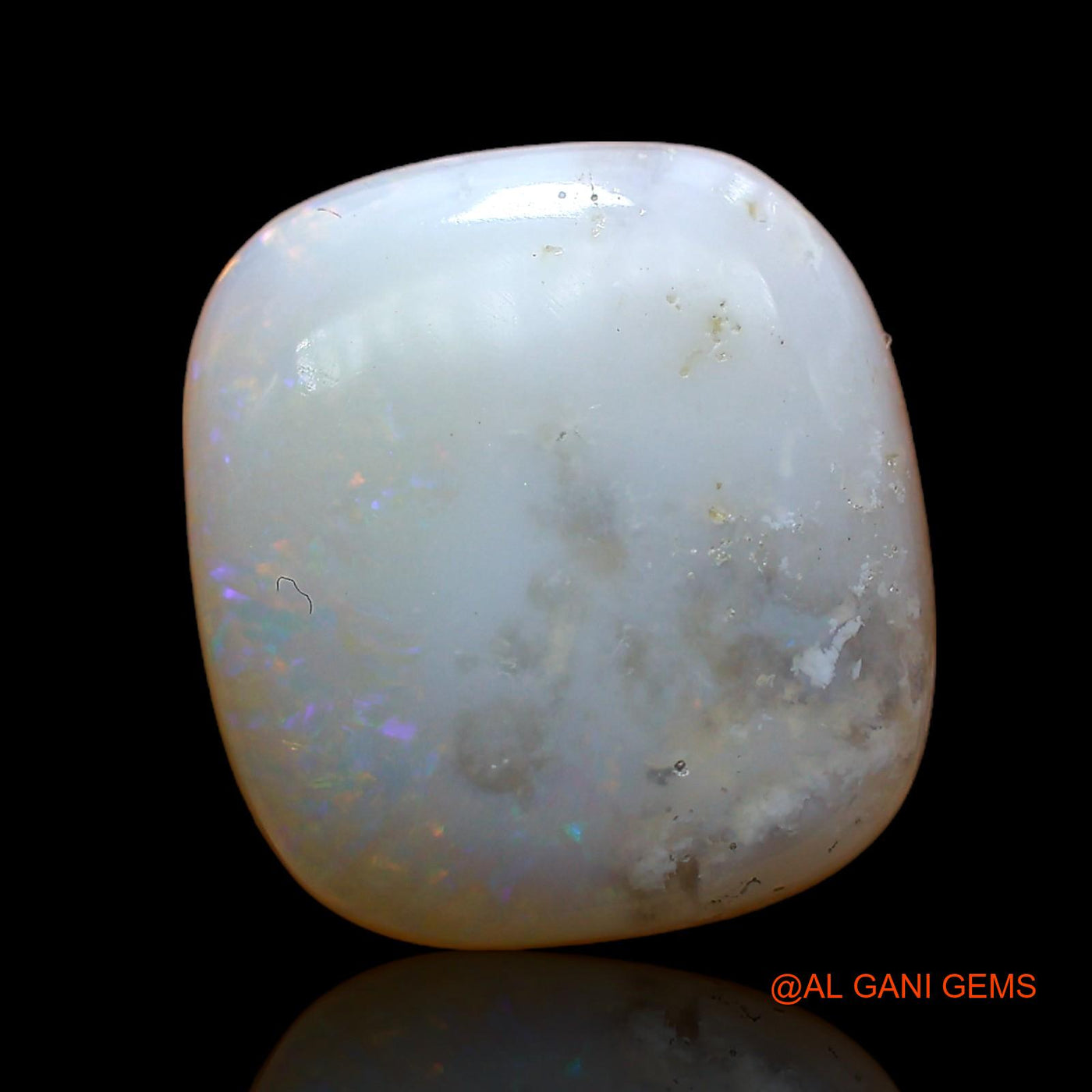 5.00 Cts Natural Australian Fire Opal Loose Gemstone Oval Cabochon 14x13x4 mm AC-898