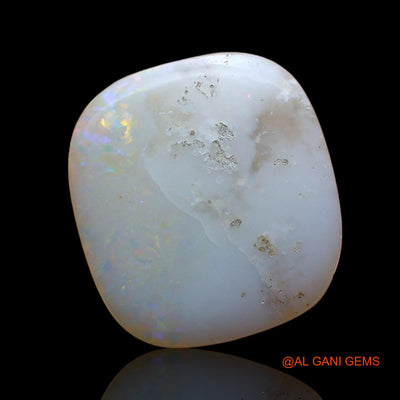 5.00 Cts Natural Australian Fire Opal Loose Gemstone Oval Cabochon 14x13x4 mm AC-898