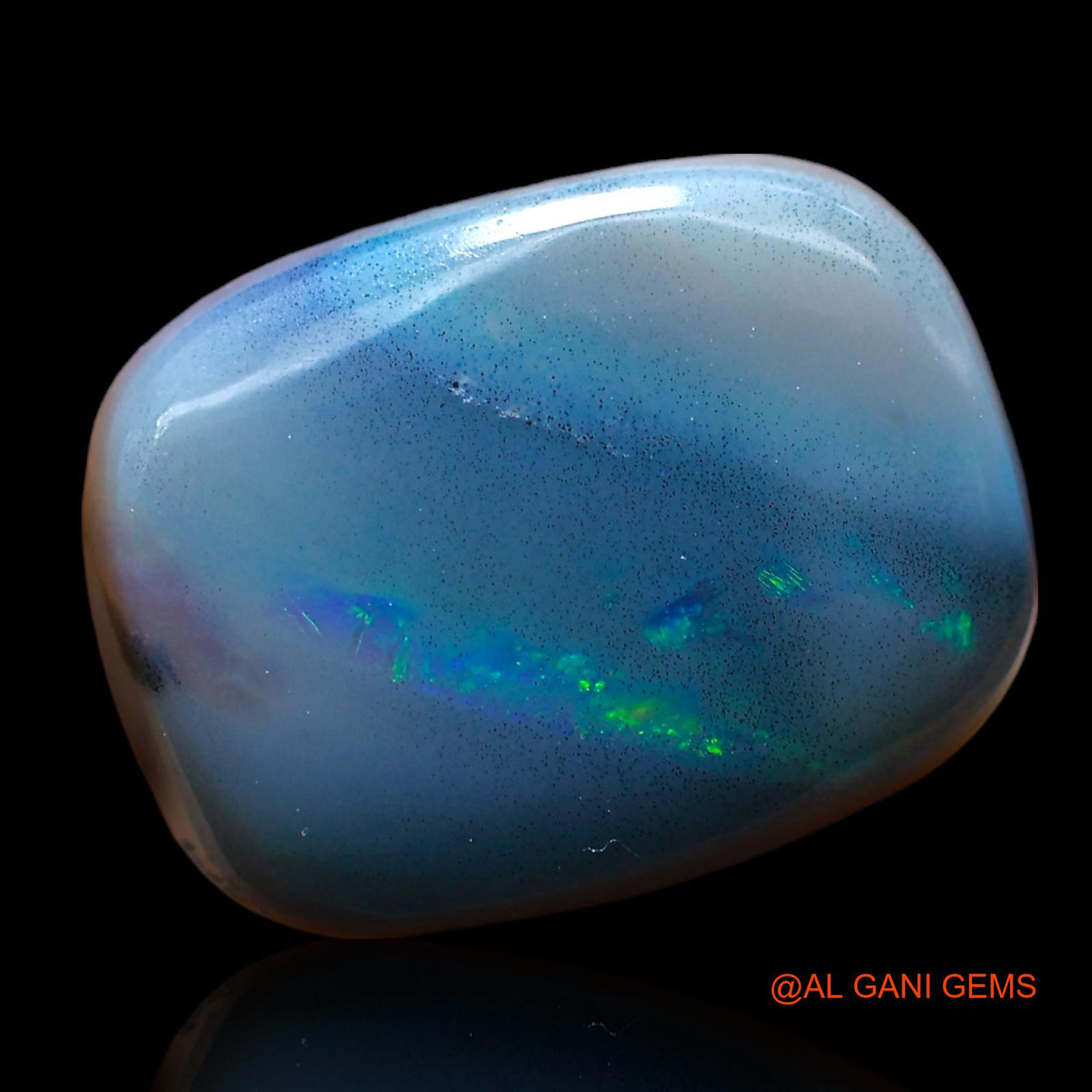 Natural Untreated Fire Opal Loose Gemstone Oval Cabochon From Australia 7.00 Cts 15x11x5 mm AC-899