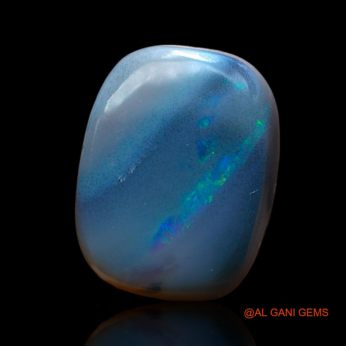Natural Untreated Fire Opal Loose Gemstone Oval Cabochon From Australia 7.00 Cts 15x11x5 mm AC-899