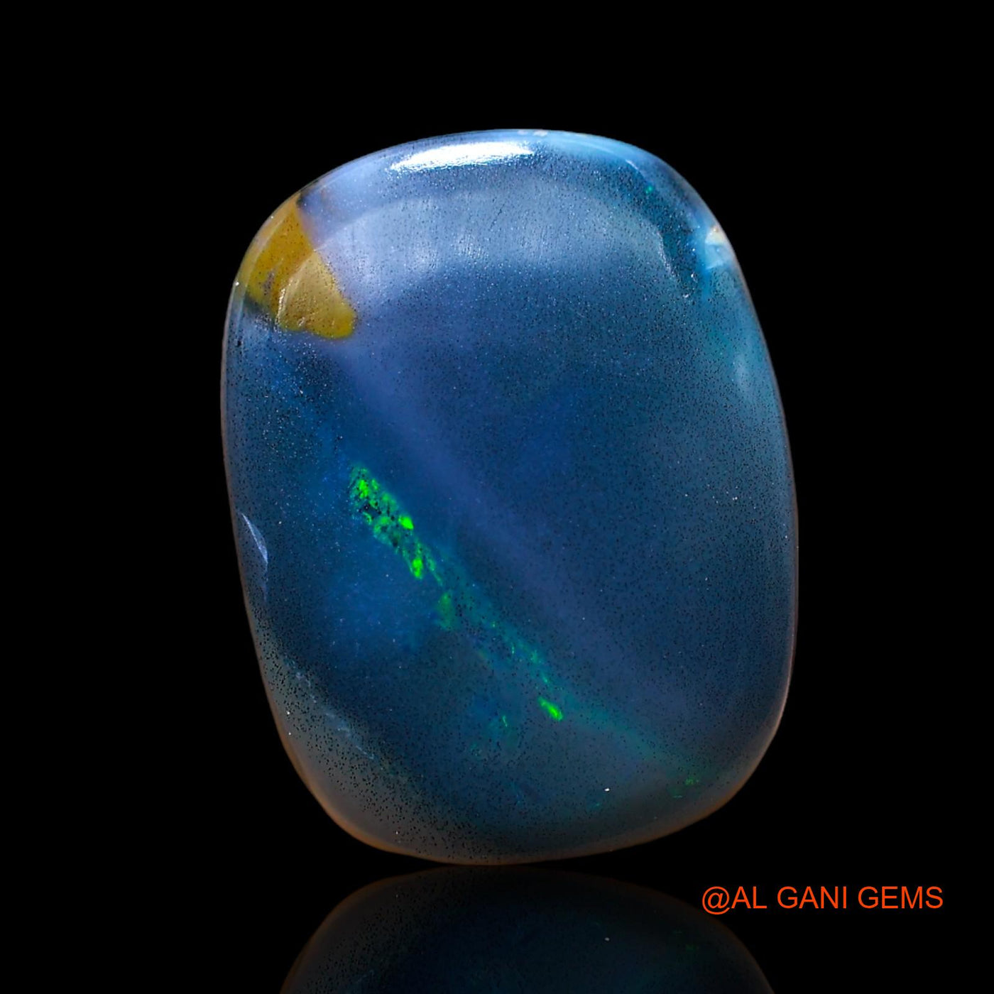 Natural Untreated Fire Opal Loose Gemstone Oval Cabochon From Australia 7.00 Cts 15x11x5 mm AC-899