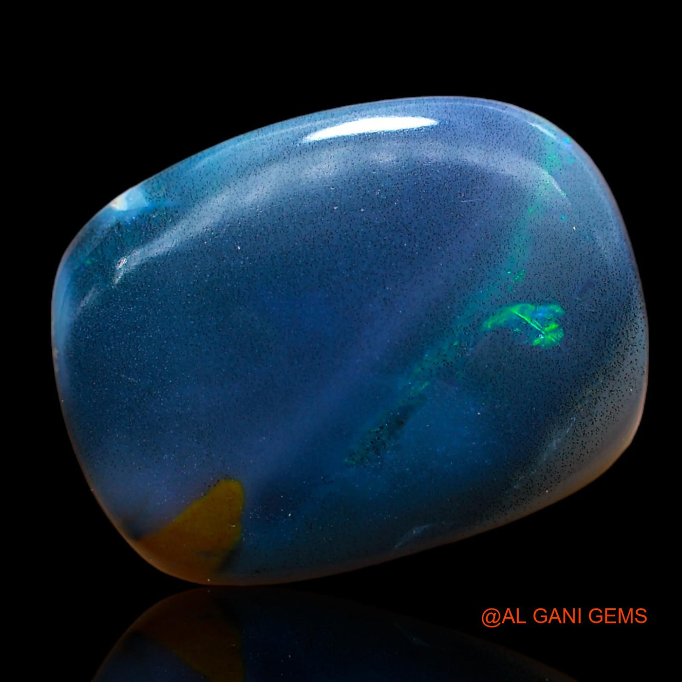 Natural Untreated Fire Opal Loose Gemstone Oval Cabochon From Australia 7.00 Cts 15x11x5 mm AC-899