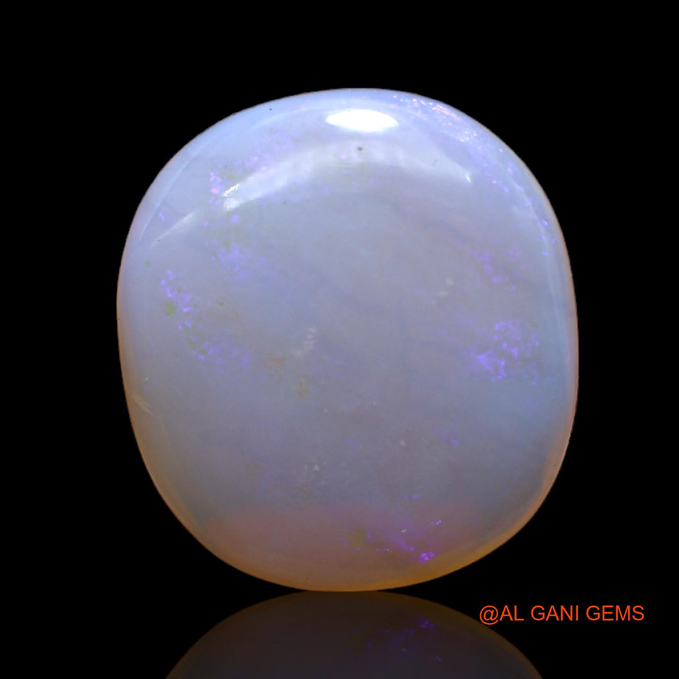 Natural Fire Opal Gemstone 12.00 Cts Loose Oval Cabochon From Australia 19x17x5 mm AC-8