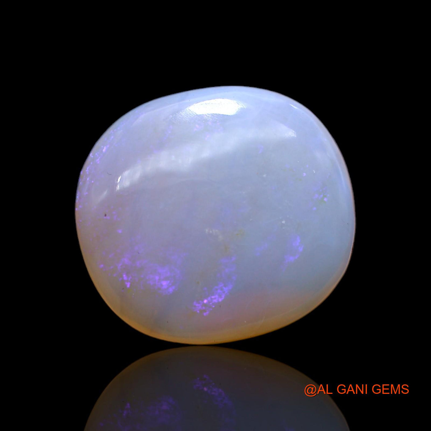 Natural Fire Opal Gemstone 12.00 Cts Loose Oval Cabochon From Australia 19x17x5 mm AC-8