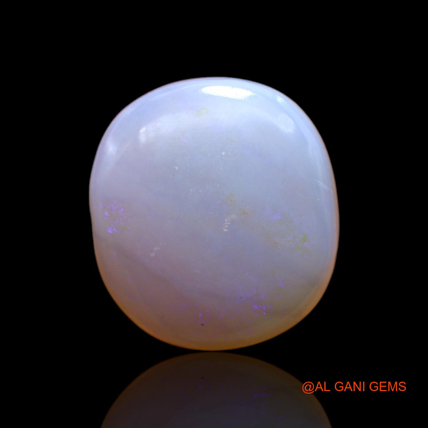 Natural Fire Opal Gemstone 12.00 Cts Loose Oval Cabochon From Australia 19x17x5 mm AC-8