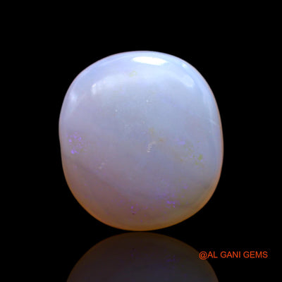 Natural Fire Opal Gemstone 12.00 Cts Loose Oval Cabochon From Australia 19x17x5 mm AC-8