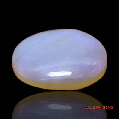 Natural Fire Opal Gemstone 12.00 Cts Loose Oval Cabochon From Australia 19x17x5 mm AC-8