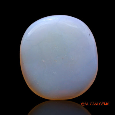 Natural Fire Opal Gemstone 12.00 Cts Loose Oval Cabochon From Australia 19x17x5 mm AC-8